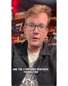 Influencer Hank Green participating in a nonprofit social media campaign